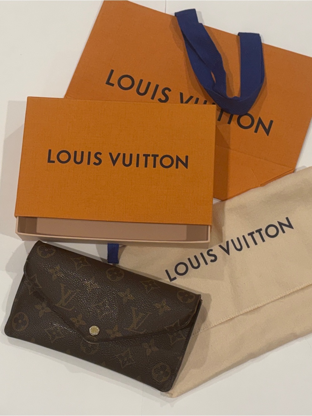 Louis Vuitton Monogram Canvas Brown Continental Wallet